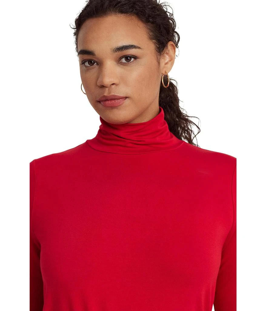 商品Ralph Lauren|Plus-Size Stretch Jersey Turtleneck,价格¥327,第3张图片详细描述