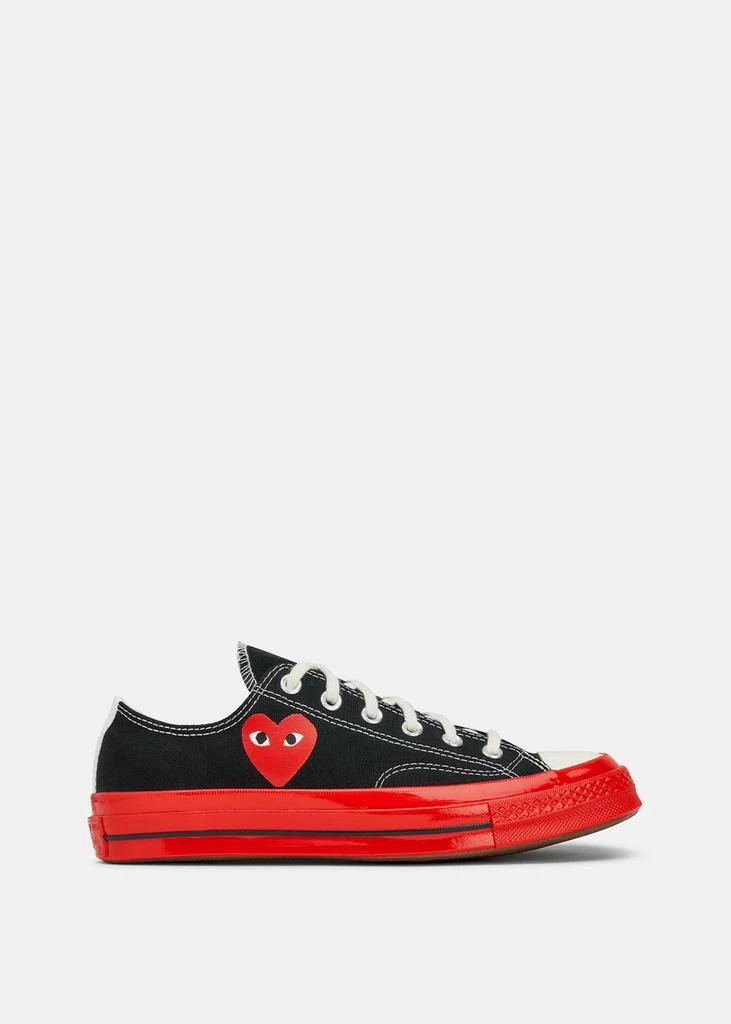 商品Comme des Garcons|Comme des Garçons Play Black & Red Converse Chuck 70 Sneakers,价格¥574,第1张图片