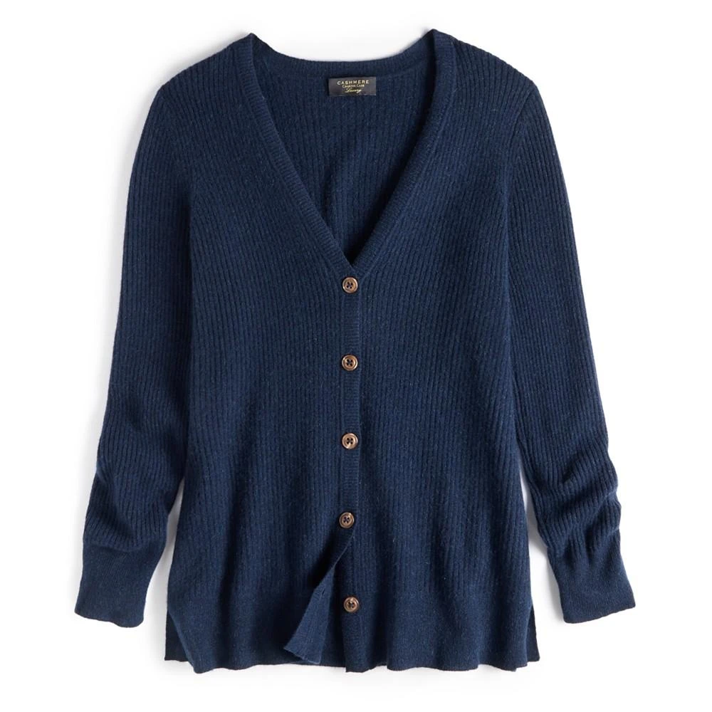 商品Charter Club|Women's 100% Cashmere Ribbed Cardigan, Created for Macy's,价格¥360,第3张图片详细描述