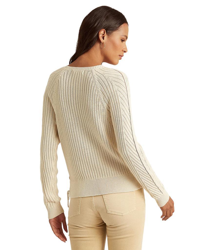 商品Ralph Lauren|Petite Linen-Blend Sweater,价格¥640,第4张图片详细描述