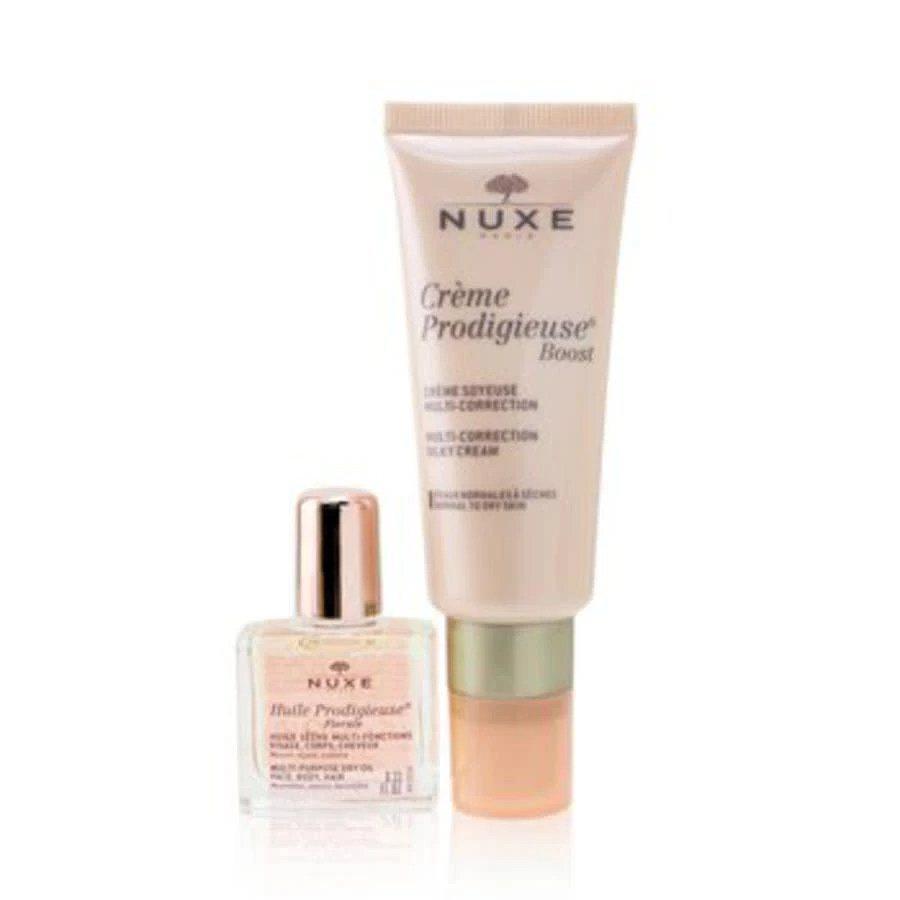 商品NUXE|- Nuxe Gift Set: Creme Prodigieuse Boost Multi-Correction Silky Cream 40ml + Huile Prodigieuse Florale Multi-Purpose Dry Oil 10ml  2pcs,价格¥112,第1张图片