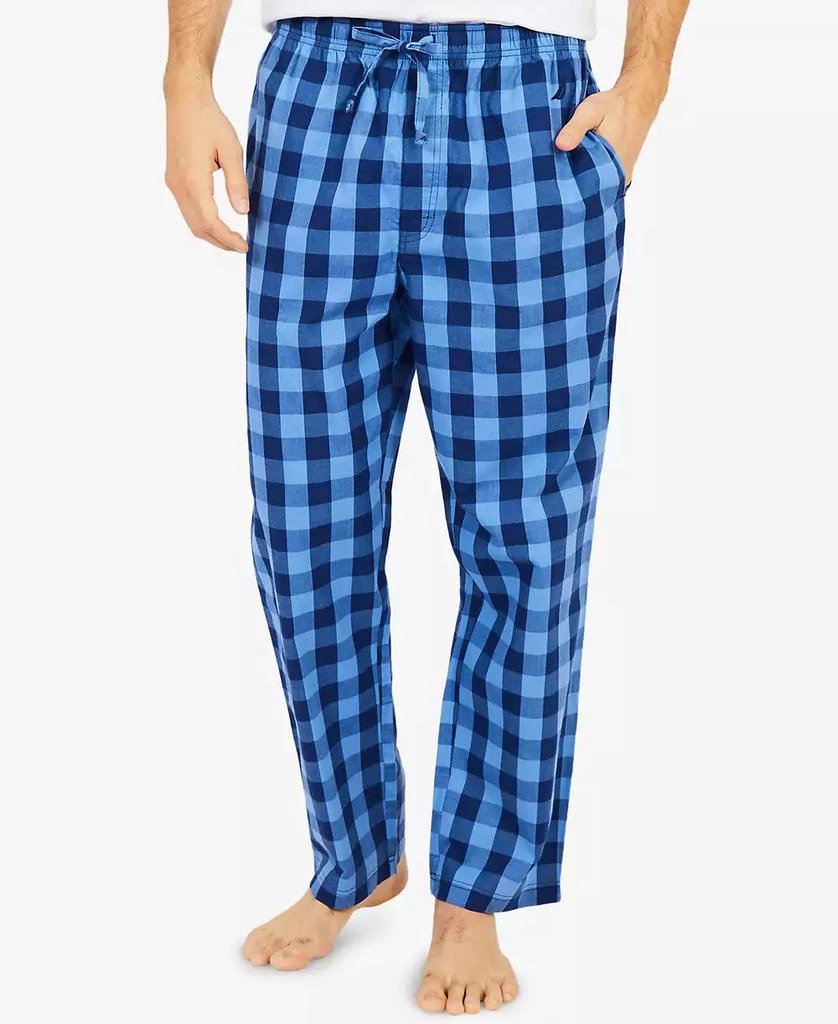 商品Nautica|Men's Buffalo Plaid Cotton Pajama Pants,价格¥185,第1张图片