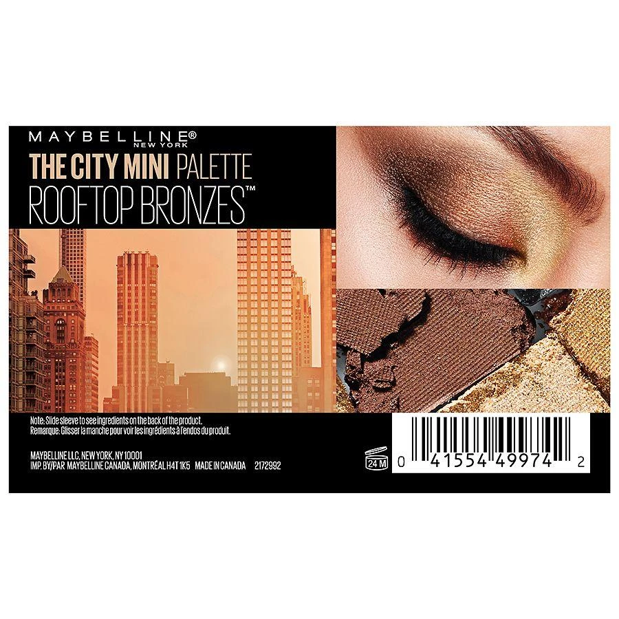 商品Maybelline|Eyeshadow Palette Makeup,价格¥87,第4张图片详细描述