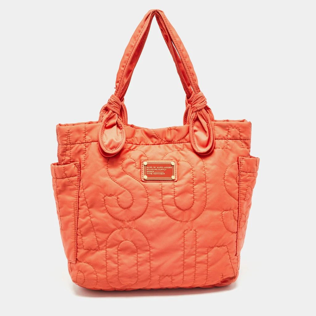 商品[二手商品] Marc Jacobs|Marc by Marc Jacobs Orange Nylon Medium Pretty Tate Tote,价格¥1117,第1张图片