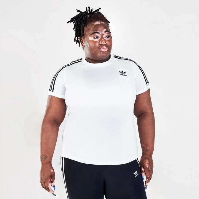 商品Adidas|Women's adidas Originals Adicolor Classics 3-Stripes T-Shirt (Plus Size),价格¥150,第1张图片