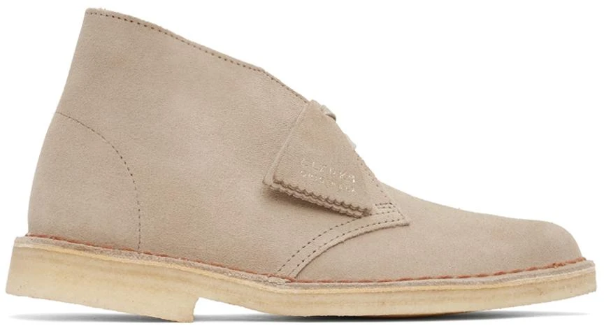 商品Clarks|Beige Desert Boots,价格¥624,第1张图片