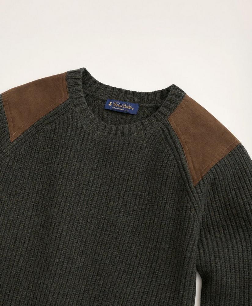 English Rib Lambswool Crewneck Sweater商品第2张图片规格展示