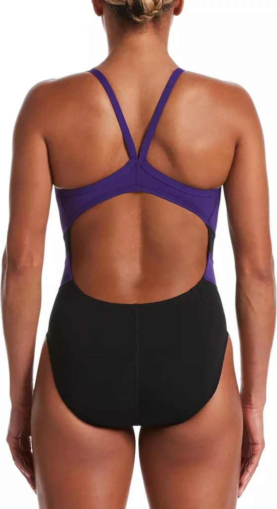 商品NIKE|Nike Women's Color Block Racerback One Piece Swimsuit,价格¥536,第2张图片详细描述