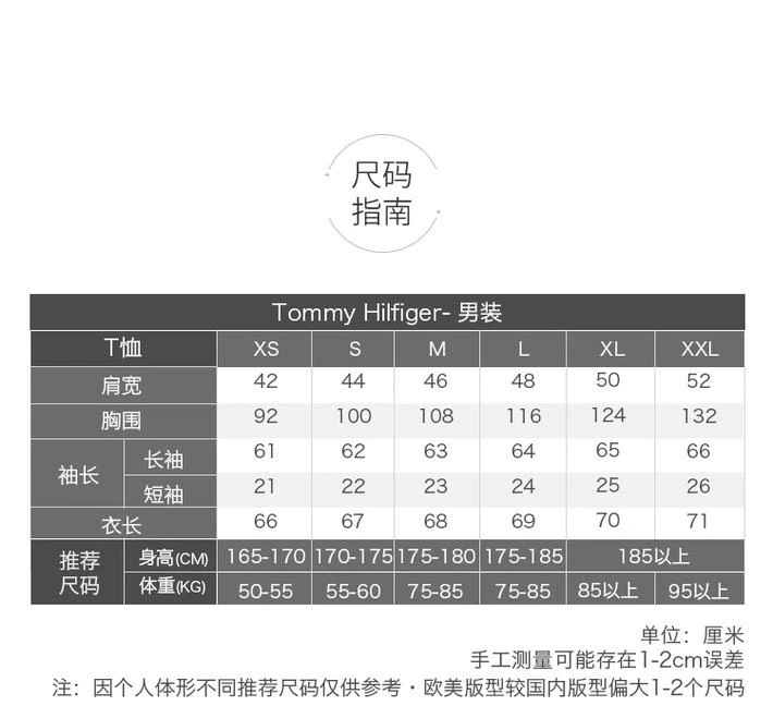 商品Tommy Hilfiger|美国直邮tommy hilfiger 男士 上装T恤,价格¥349,第1张图片详细描述