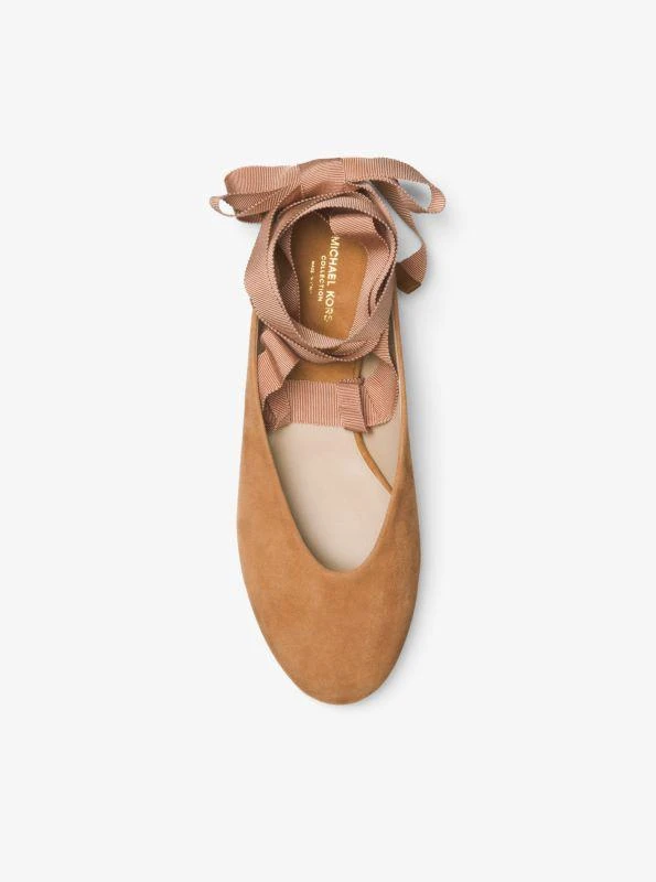 商品Michael Kors|Maren Suede Lace-Up Flat,价格¥838,第3张图片详细描述