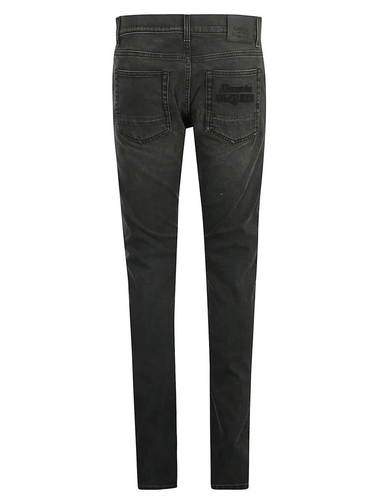 商品Alexander McQueen|ALEXANDER MCQUEEN Skinny-cut denim jeans,价格¥2183,第3张图片详细描述