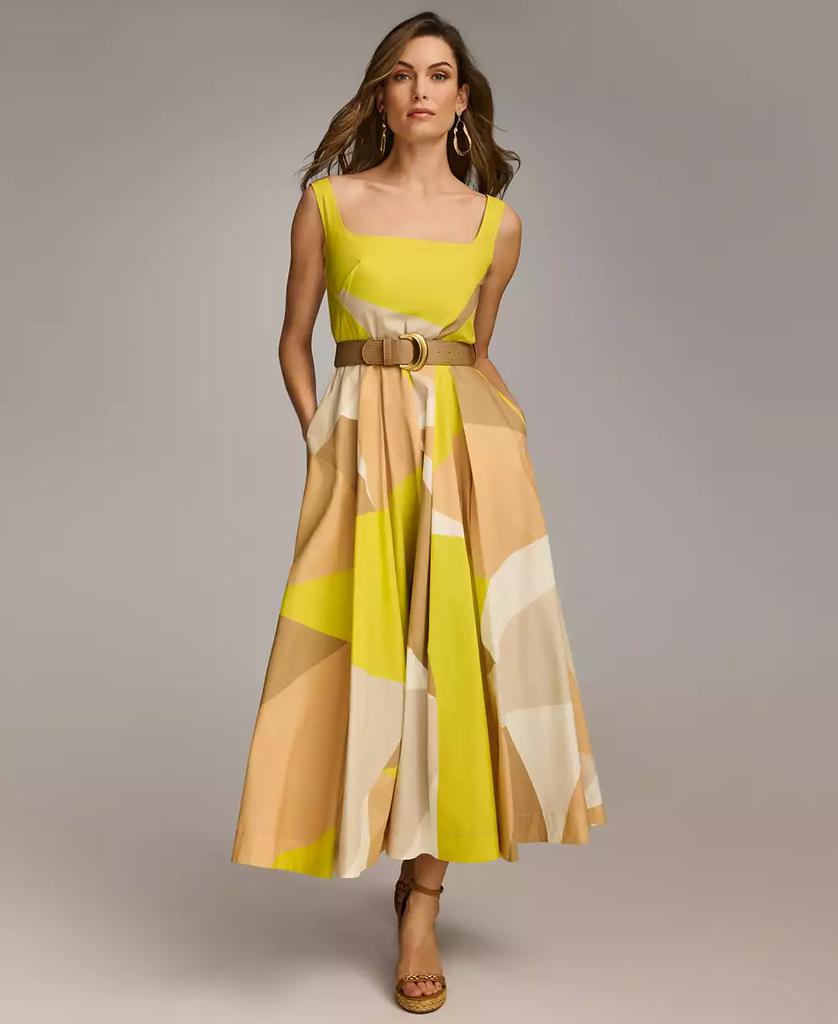 【Donna Karan New York】 Sleeveless Midi Dress Donna Karan New York Print Sleeveless Midi Dress | Nordstrom