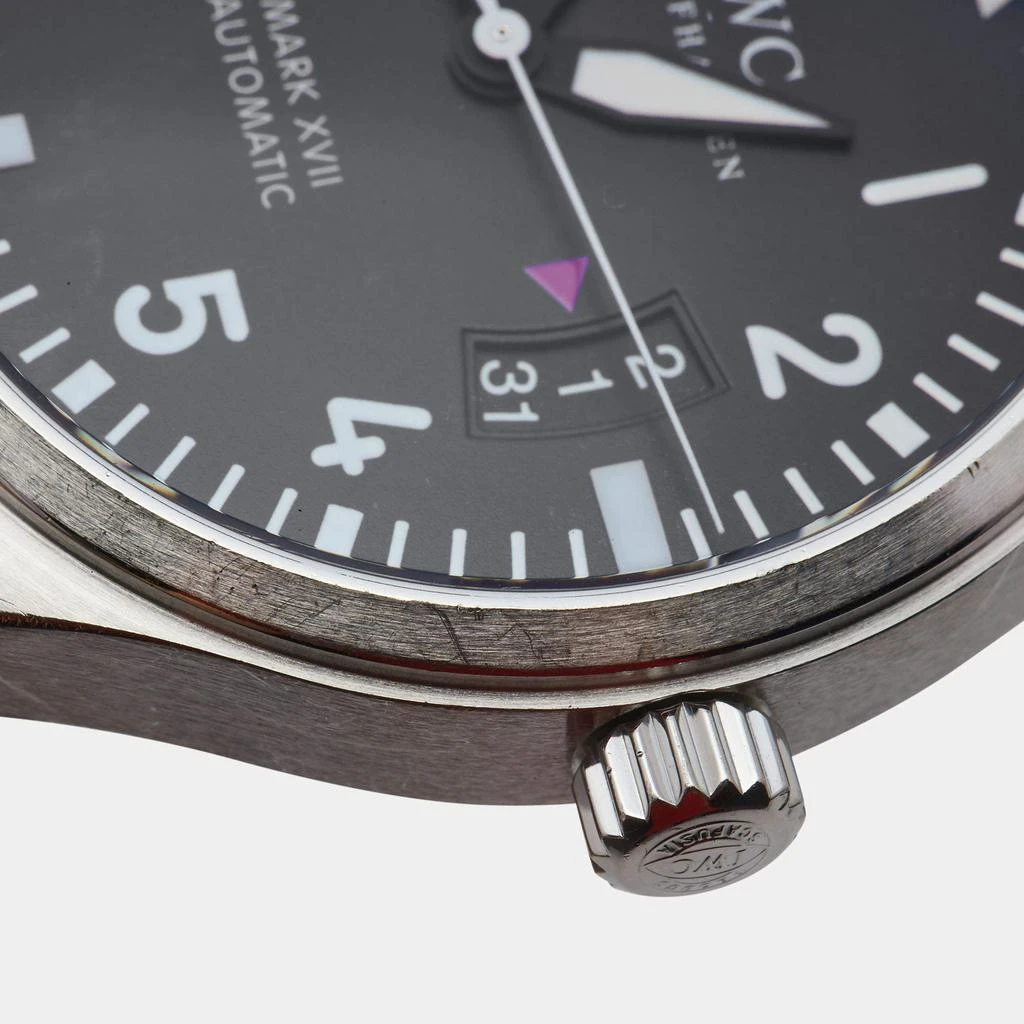 IWC Schaffhausen Black Stainless Steel Pilot's Watch Mark XVII IW326504 Men's Wristwatch 41 mm 商品