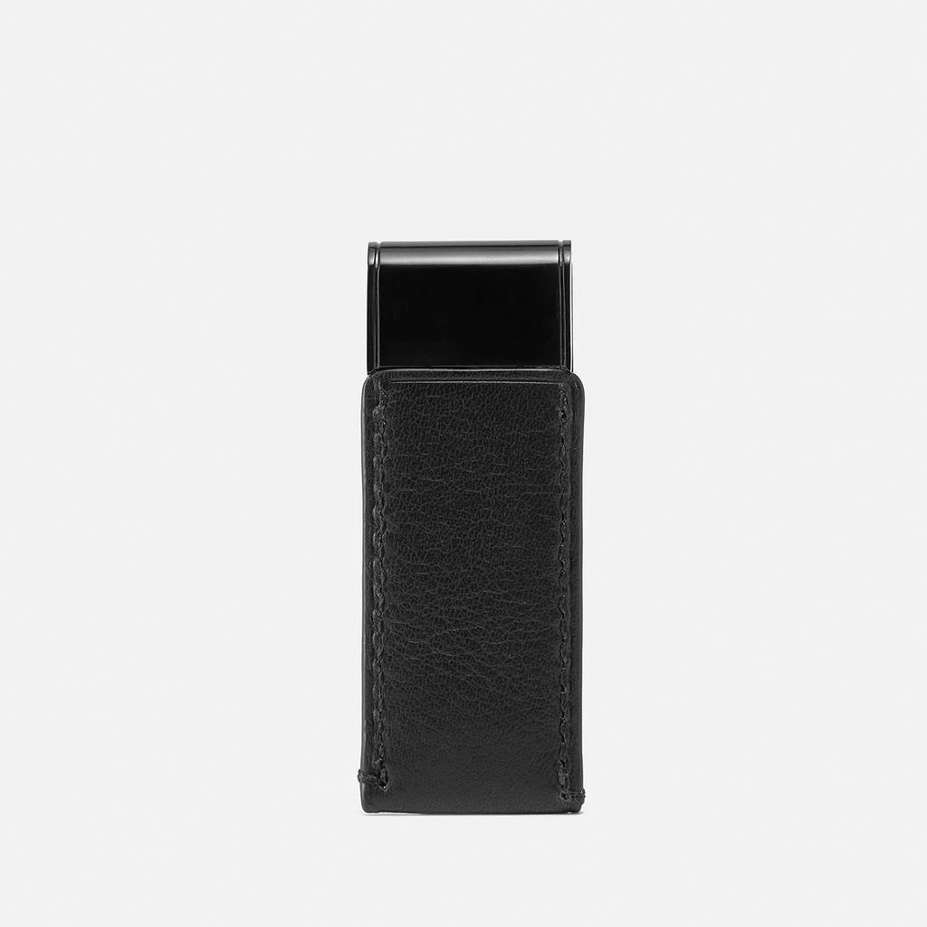商品Coach|Coach Leather and Metal Money Clip,价格¥532,第2张图片详细描述