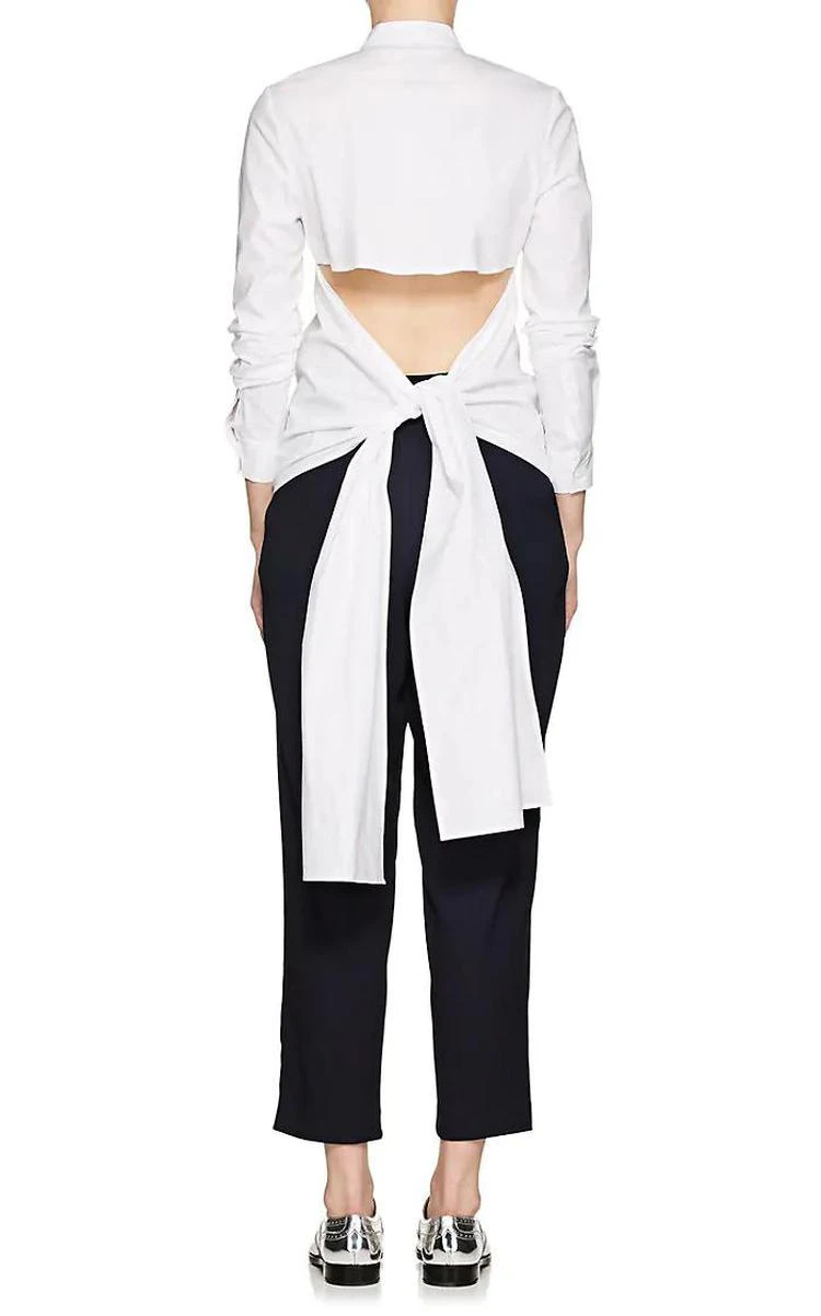 商品Ji Oh|Strabe Stretch-Cotton Poplin Blouse,价格¥449,第2张图片详细描述
