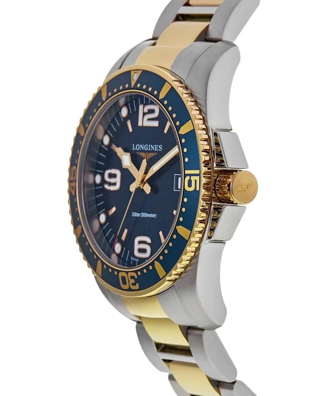 商品Longines|Longines HydroConquest Quartz Blue Dial Men's Watch L3.740.3.96.7,价格¥7499,第2张图片详细描述