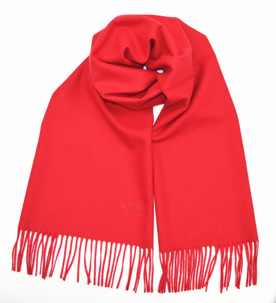 Moschino莫斯奇诺  长条围巾 - 红色商品第1张图片规格展示