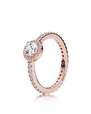 商品PANDORA|Ring - Sterling Silver & Cubic Zirconia Rose Classic Elegance,价格¥748,第1张图片