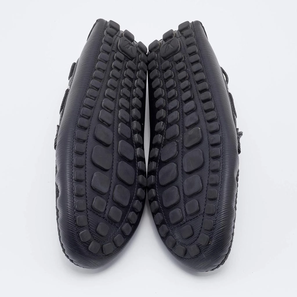 Louis Vuitton Black Epi Leather Raspail Slip On Loafers Size 44.5 商品