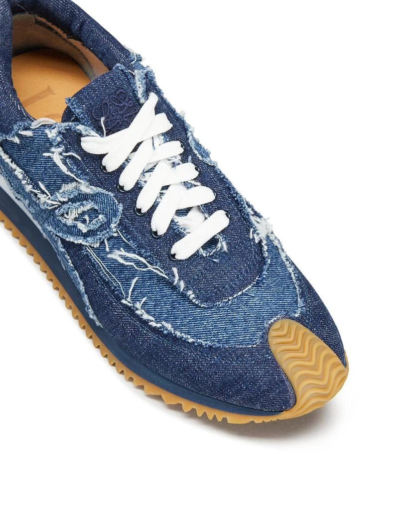 商品Loewe|Flow Denim Retro Runner Sneakers,价格¥2927,第4张图片详细描述