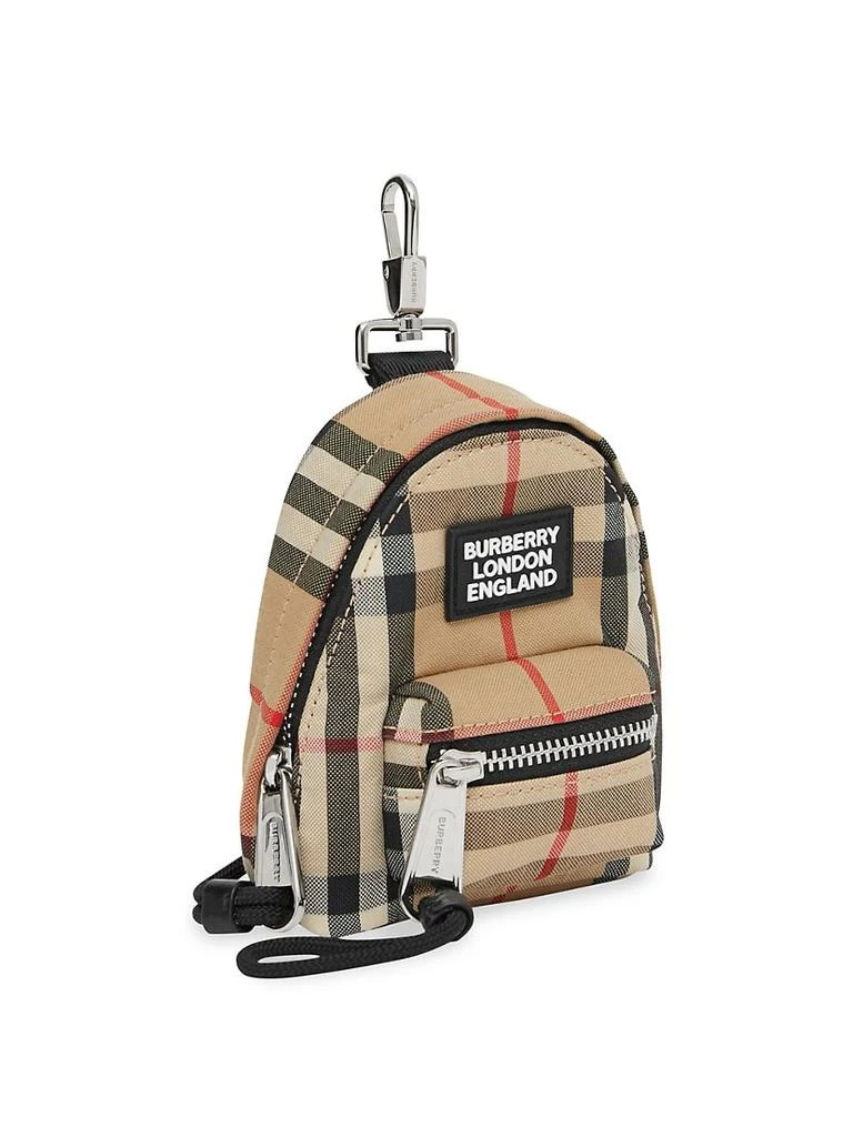 商品Burberry|Plaid Backpack Charm,价格¥2624,第3张图片详细描述