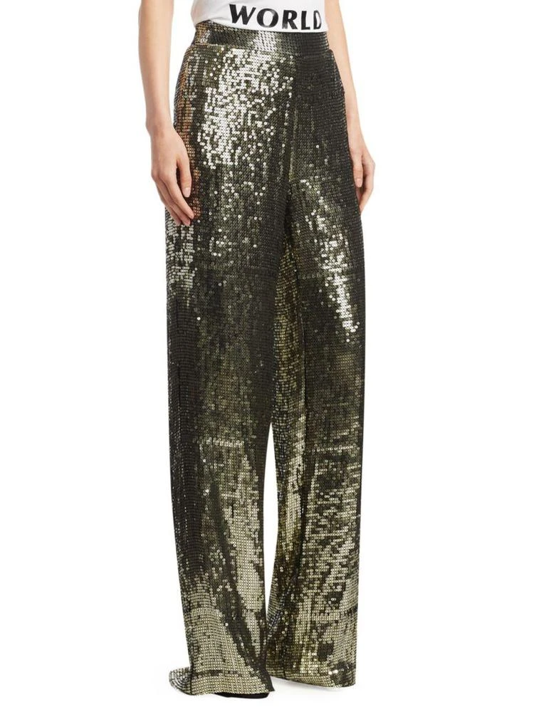 商品Alice + Olivia|Racquel Sequin Wide-Leg Pants,价格¥1238,第3张图片详细描述