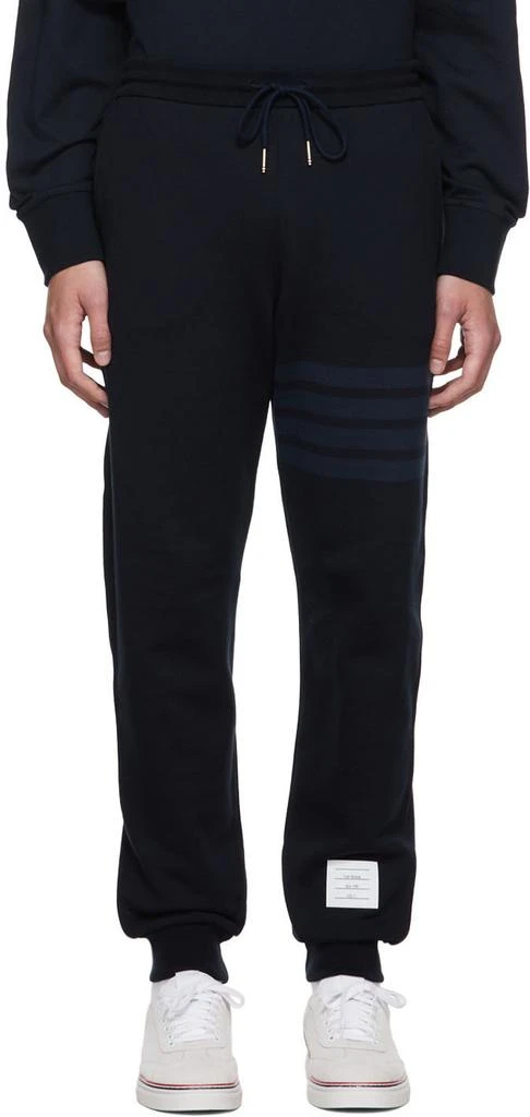 商品Thom Browne|海军蓝 4-Bar 运动裤,价格¥6406,第1张图片