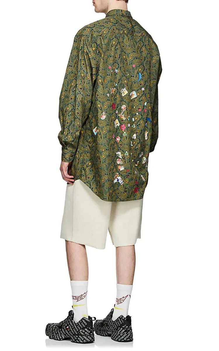 商品Vetements|Cotton-Blend Inside-Out Drop-Rise Shorts,价格¥1263,第4张图片详细描述