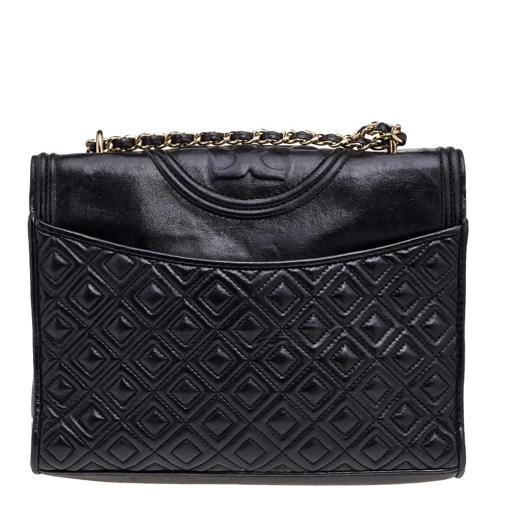 商品[二手商品] Tory Burch|Tory Burch Quilted Leather Fleming Shoulder Bag,价格¥1391,第4张图片详细描述