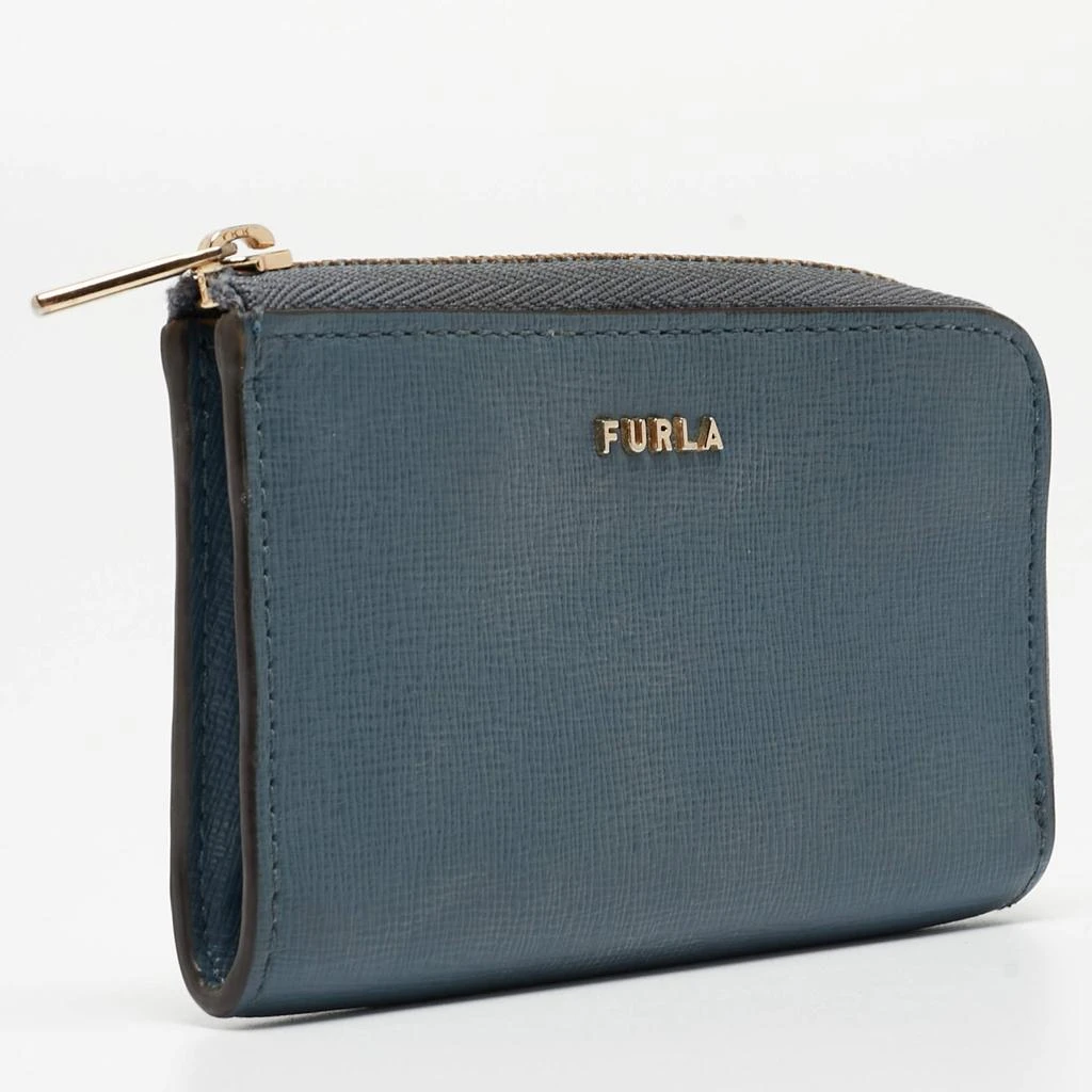 商品[二手商品] Furla|Furla Blue Leather Babylon Zip Around Key Case,价格¥868,第4张图片详细描述