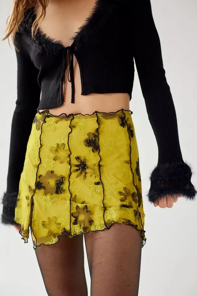 商品Urban Outfitters|UO Lola Lace Seamed Mini Skirt,价格¥152,第1张图片