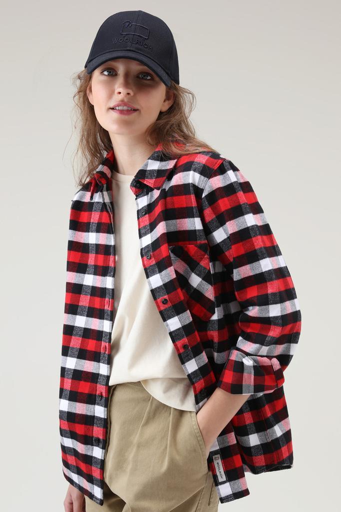 商品Woolrich|Traditional Buffalo Check Flannel Shirt,价格¥732,第6张图片详细描述