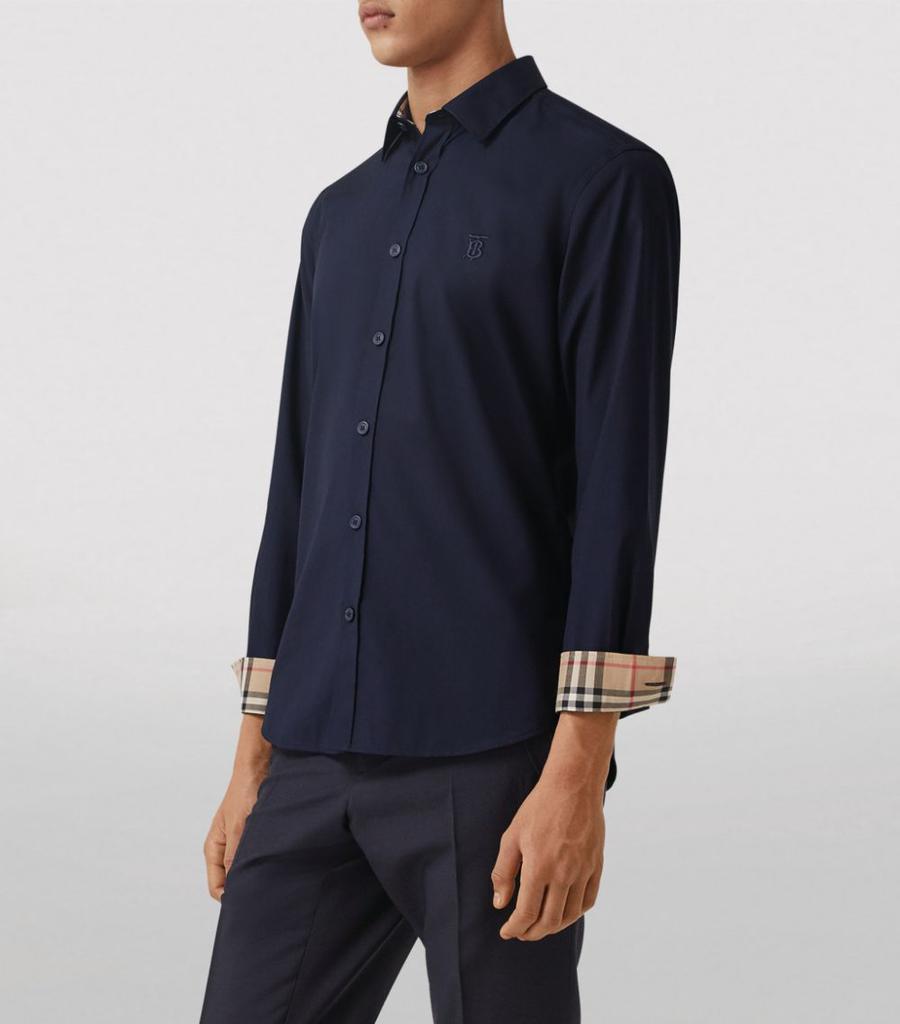 商品Burberry|Monogram Motif slim-fit shirt,价格¥2598,第5张图片详细描述