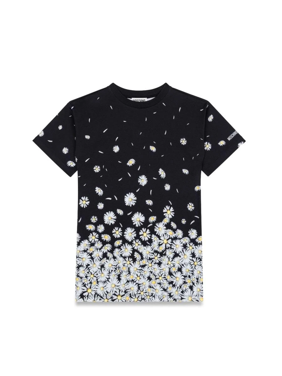 商品【商品预售7天】 Moschino|Moschino 女童T恤 HDV0GKKLAA4383424 黑色,价格¥1234,第1张图片