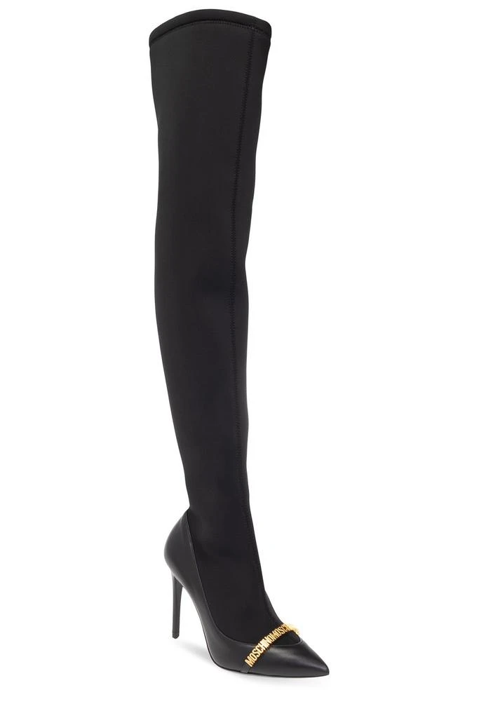商品Moschino|Moschino Heeled Knee-Length Boots,价格¥3809,第2张图片详细描述