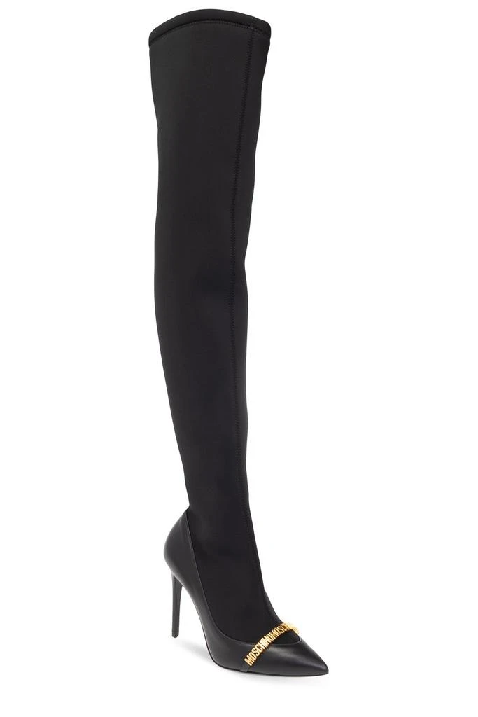 商品Moschino|Moschino Heeled Knee-Length Boots,价格¥3408,第2张图片详细描述