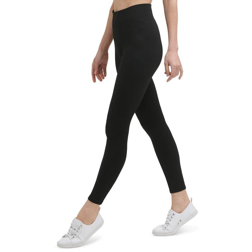 商品Calvin Klein|Ribbed High Rise 7/8 Leggings,价格¥446,第4张图片详细描述