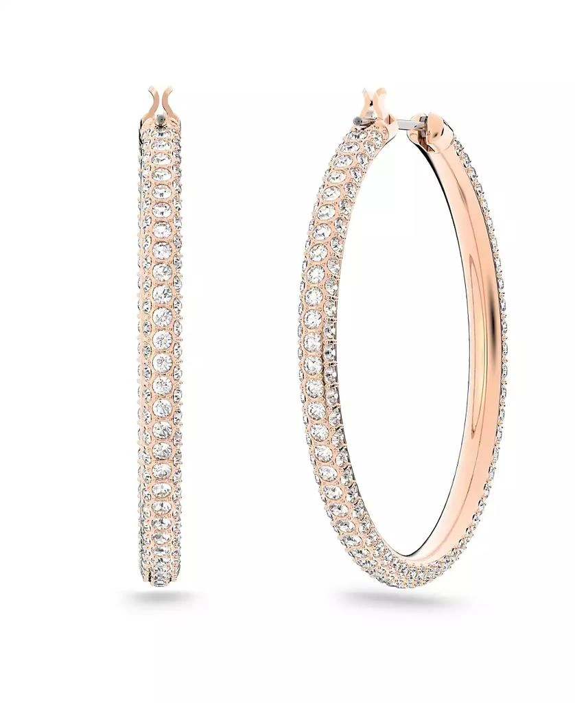 商品Swarovski|Stone Hoop Earrings,价格¥1119,第2张图片详细描述