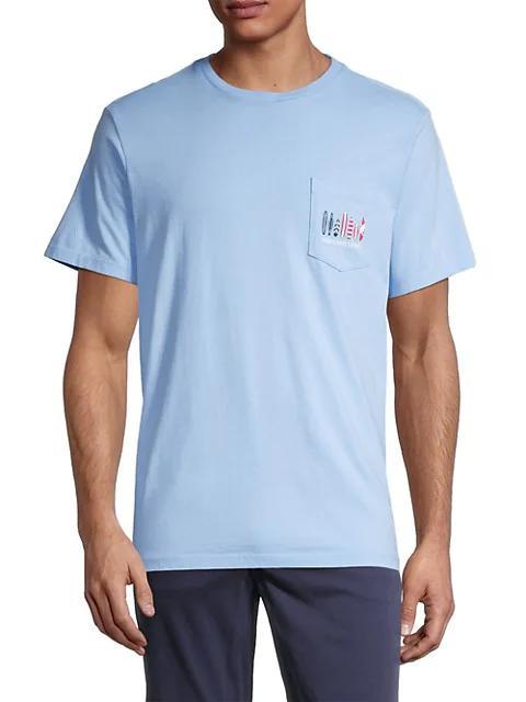 商品Vineyard Vines|Americana Surfboards Pocket T-Shirt,价格¥331,第5张图片详细描述