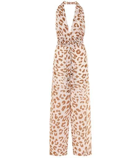 商品Nanushka|Alayna animal-print cotton jumpsuit,价格¥2231,第1张图片