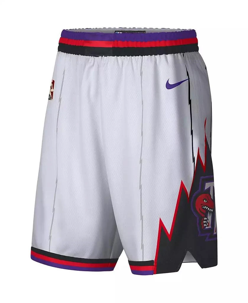 商品NIKE|Men's White Toronto Raptors Hardwood Classics Swingman Shorts,价格¥599,第1张图片