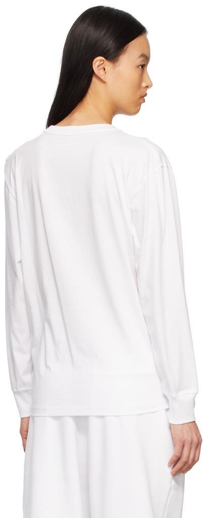 商品Alexander Wang|White Puff Logo Jersey T-Shirt,价格¥692,第5张图片详细描述