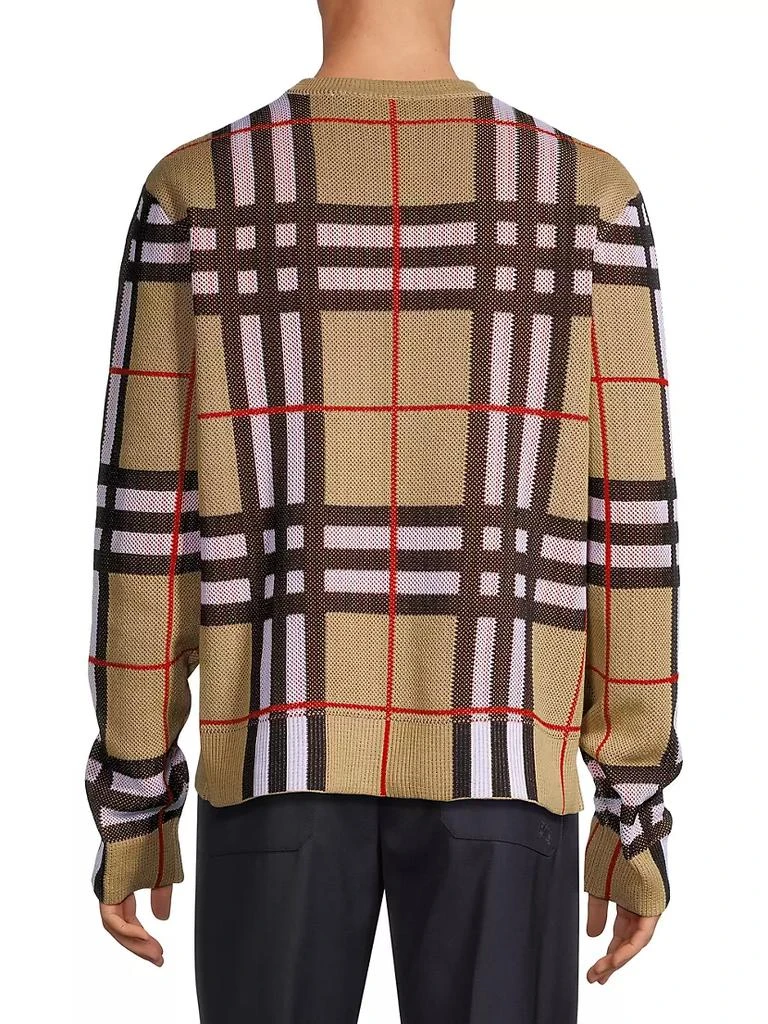 商品Burberry|Hugo Check Sweater,价格¥8044,第5张图片详细描述