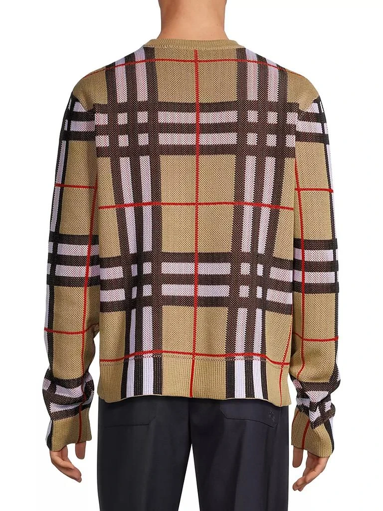 商品Burberry|Hugo Check Sweater,价格¥8168,第5张图片详细描述