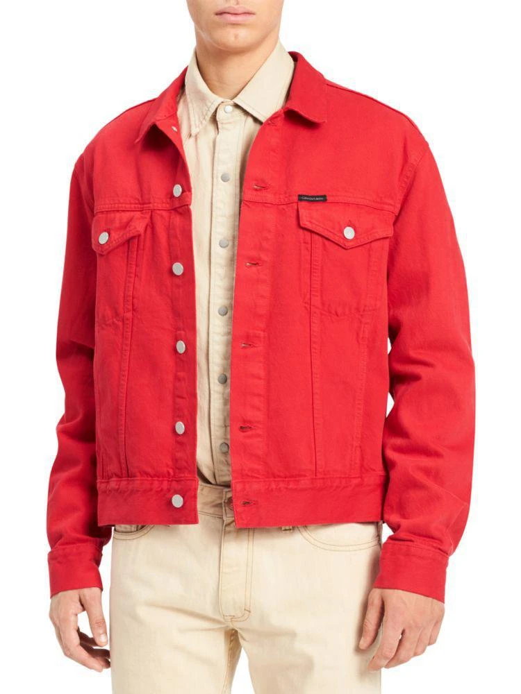商品Calvin Klein|Cotton 丹宁夹克,价格¥592,第1张图片