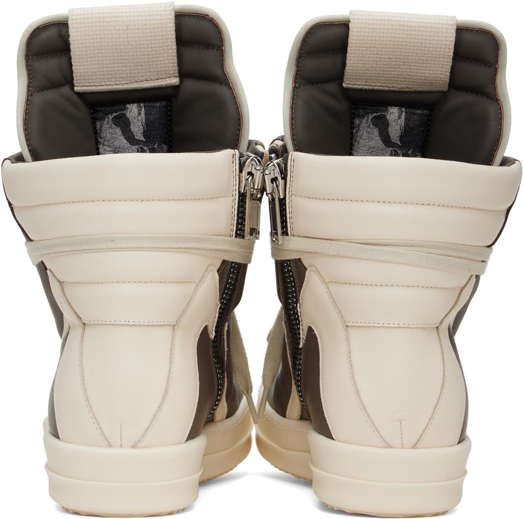 Shop Gray & Off-White Hollywood Geobasket Sneakers on Sale at
