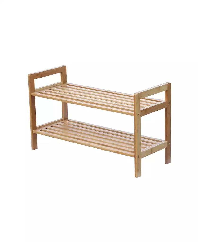 2-Tier Bamboo Shoe Rack 商品