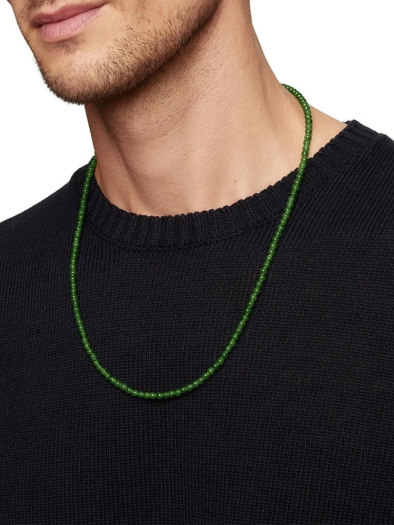 商品David Yurman|Spiritual Beads Necklace with Nephrite Jade and 18K Yellow Gold,价格¥16429,第3张图片详细描述