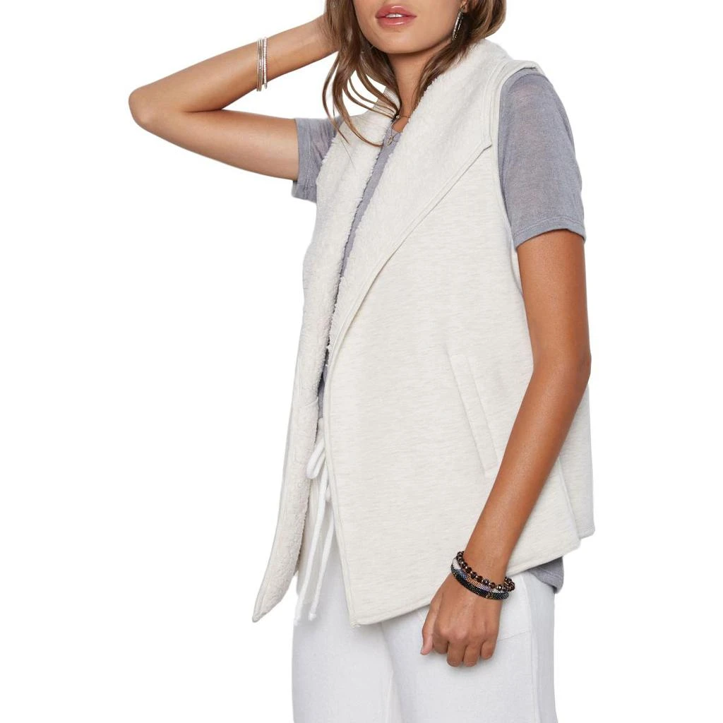 商品Tart|Tart Collections Dania Women's Faux Fur Lined Open Front Vest with Draped Lapel,价格¥107,第3张图片详细描述