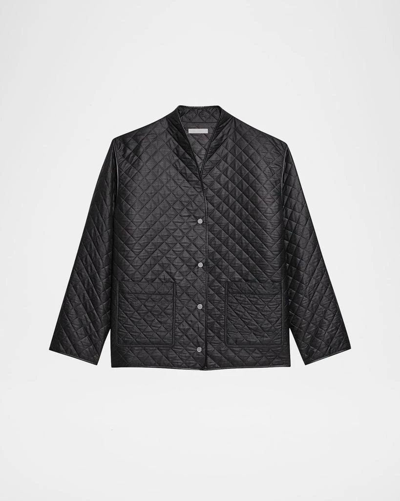 商品Helmut Lang|Men's Quilted V-Neck Padded Jacket,价格¥3561,第1张图片